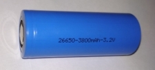  26650 Li-FePO4 3.2V 3800MAH 3