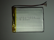    Li-Polymer 456674  3.7V  2600