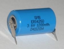 ˳  GMB ER 14250H 3.6V 1.2AH VY